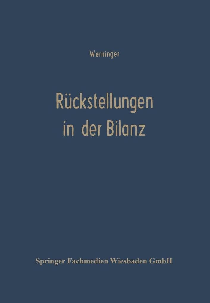 Rückstellungen in der Bilanz