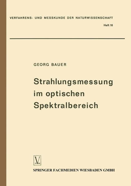 Strahlungsmessung im optischen Spektralbereich