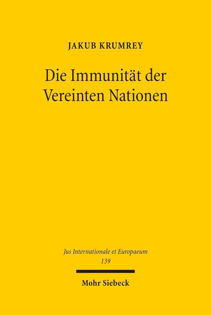 Die Immunität der Vereinten Nationen