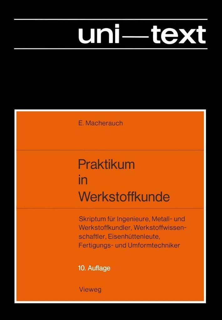 Praktikum in Werkstoffkunde