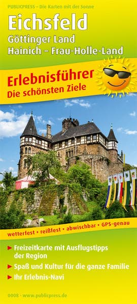 Eichsfeld, Göttinger Land - Hainich - Frau-Holle-Land 1:110 000