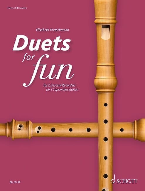 Duets for fun: Descant Recorder. 2 Sopran-Blockflöten. Spielpartitur