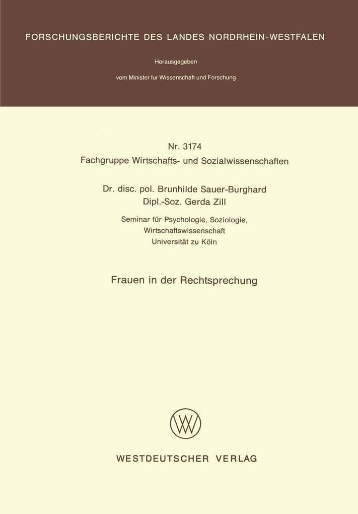 Frauen in der Rechtsprechung