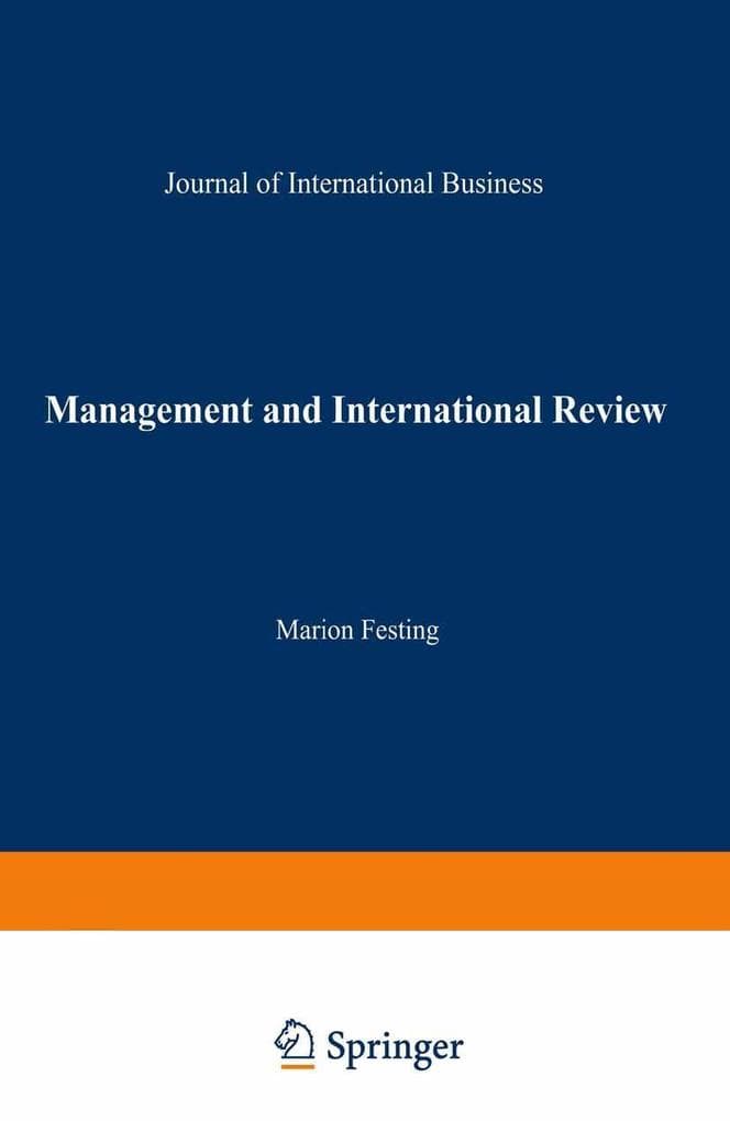 Management and International Review