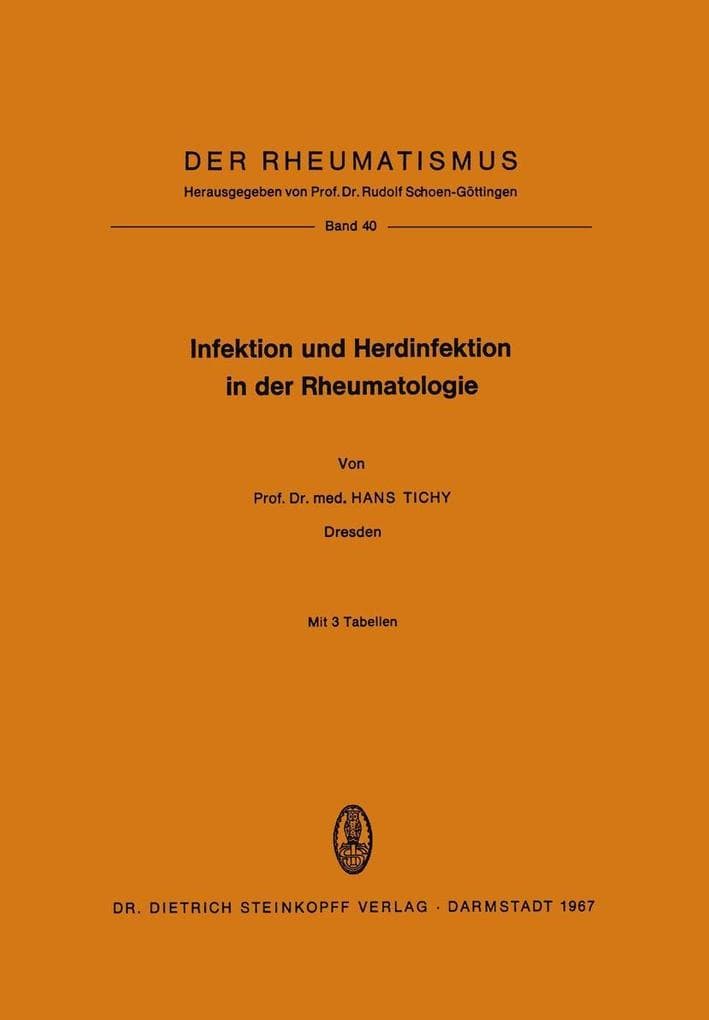 Infektion und Herdinfektion in der Rheumatologie
