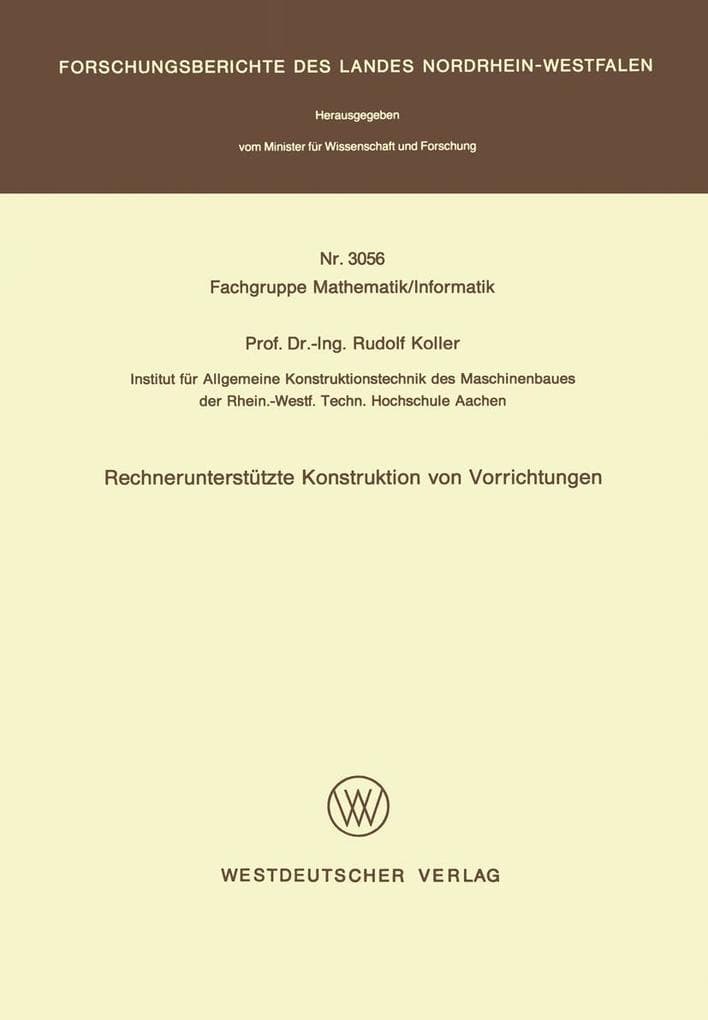 Rechnerunterstützte Konstruktion von Vorrichtungen
