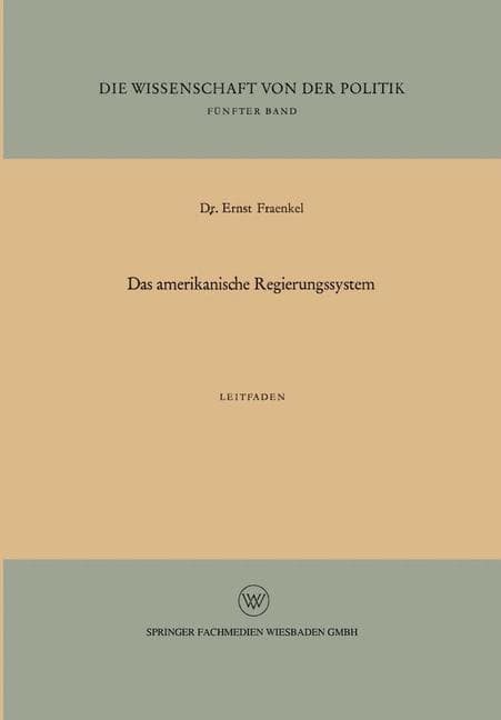 Das amerikanische Regierungssystem