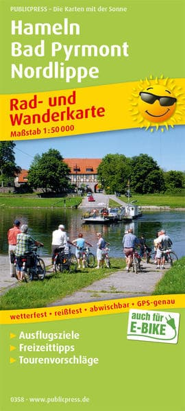 Hameln - Bad Pyrmont - Nordlippe 1:50 000