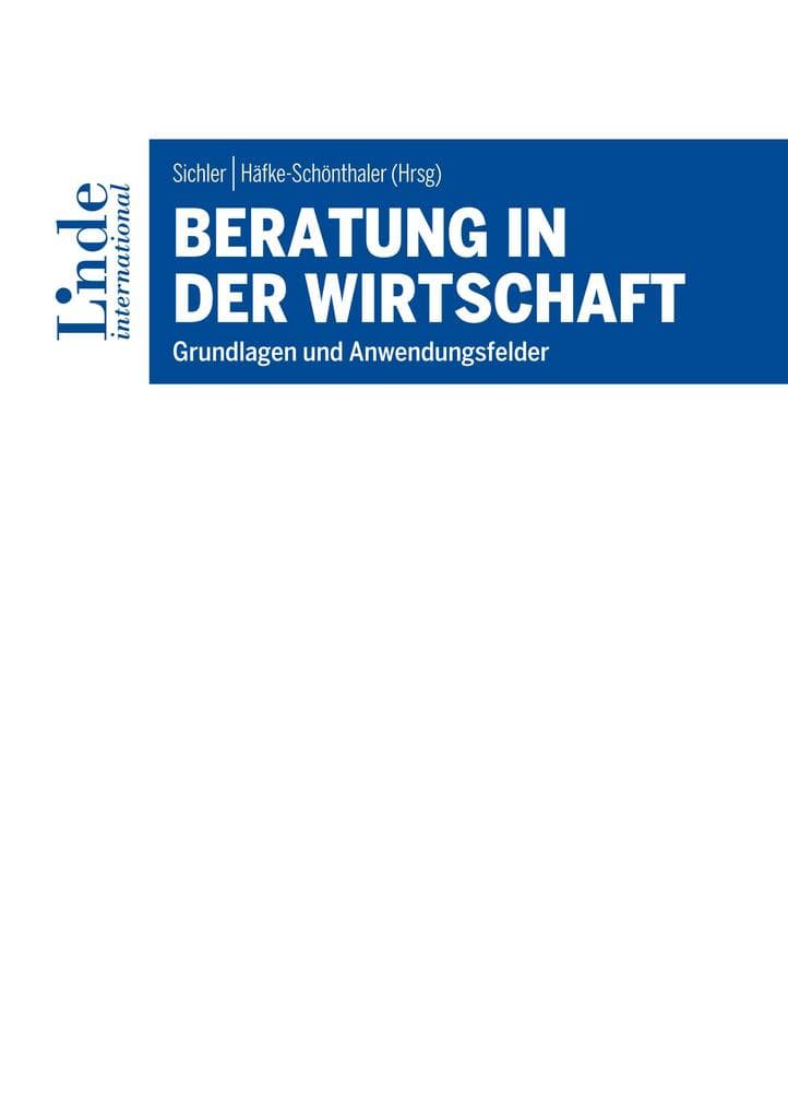 Beratung in der Wirtschaft