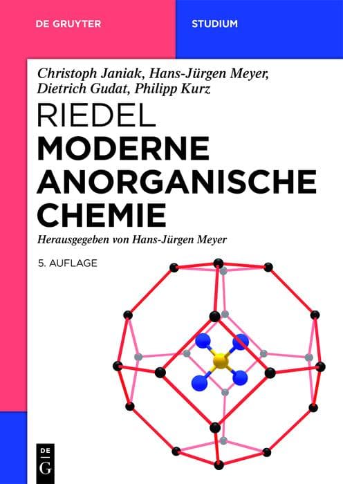 Riedel Moderne Anorganische Chemie