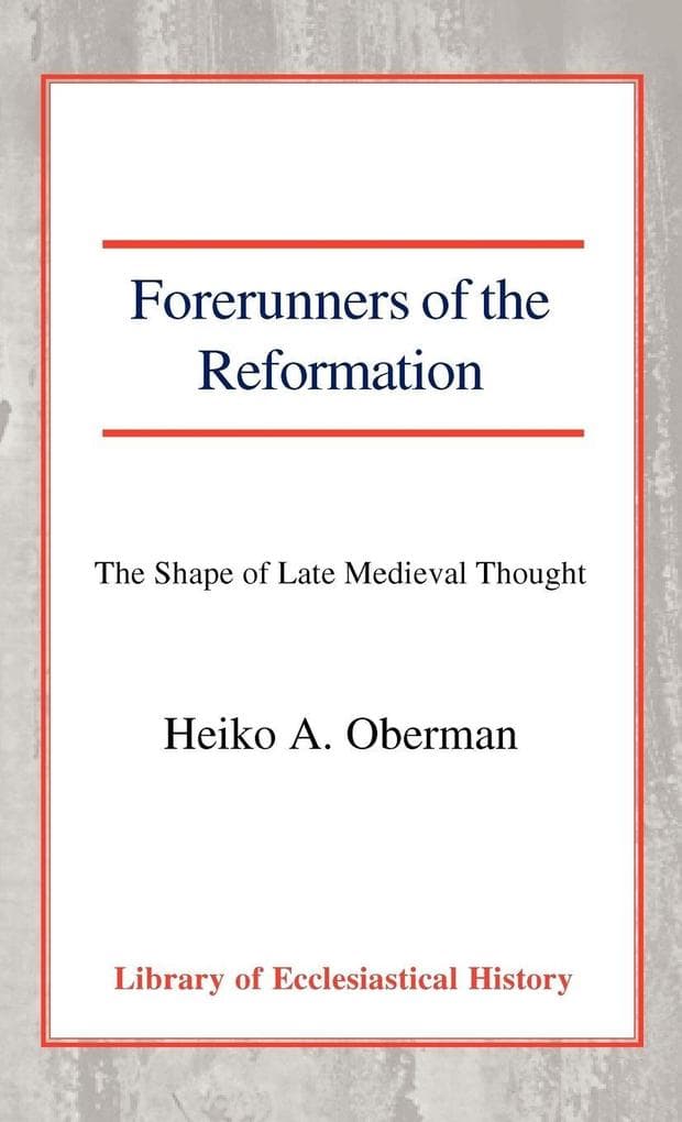 Forerunners of the Reformation