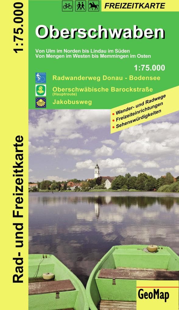 Oberschwaben - Wanderkarte 1:75 000