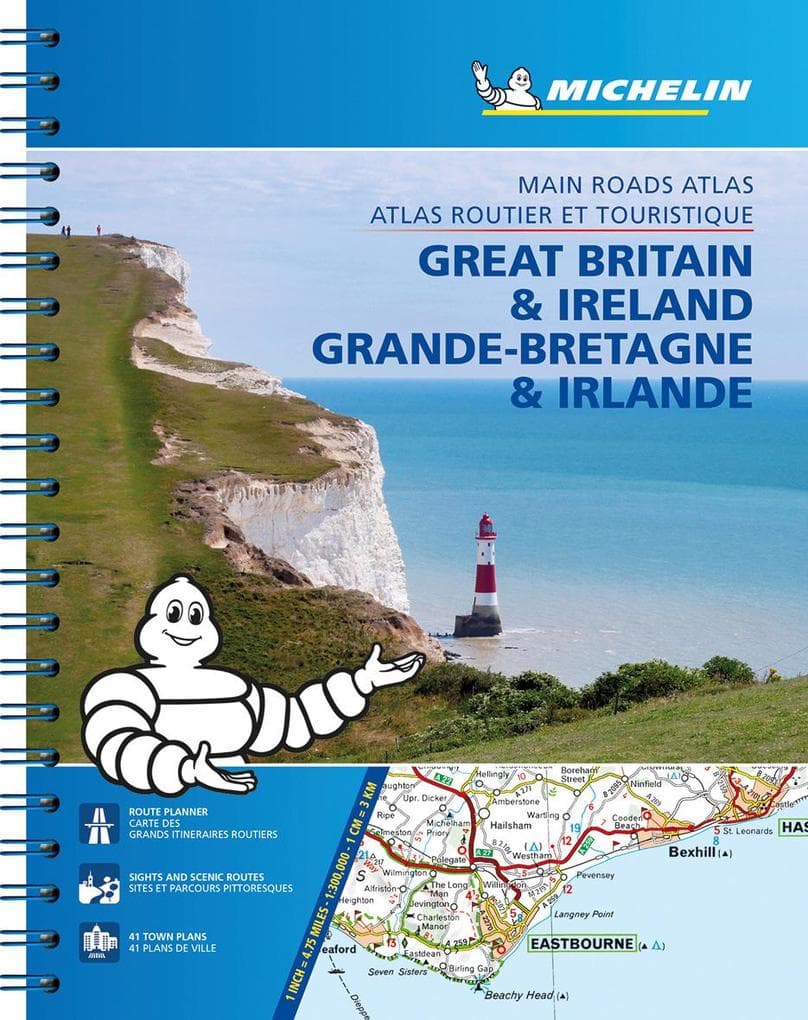 Michelin Straßenatlas Großbritannien & Irland mit Spiralbindung