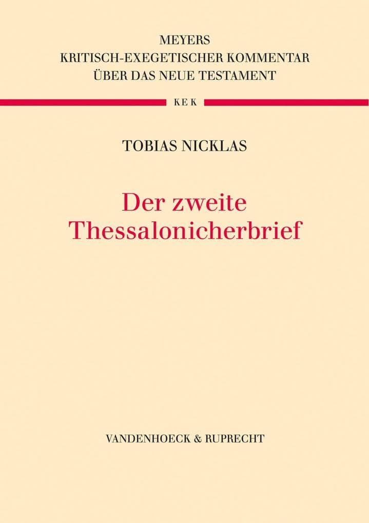 Der Zweite Thessalonicherbrief