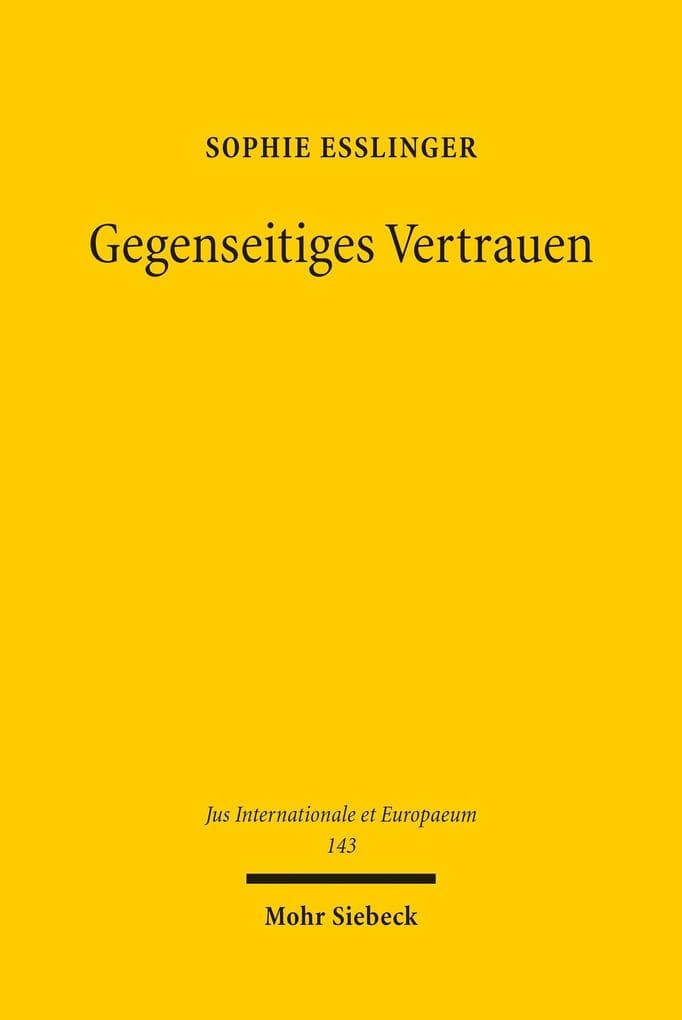 Gegenseitiges Vertrauen