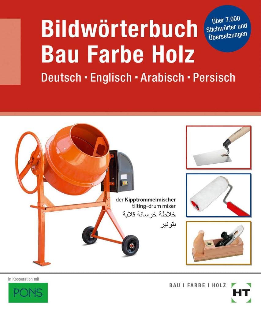 Bildwörterbuch Bau, Farbe, Holz