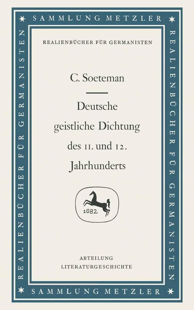 Deutsche geistliche Dichtung des 11. und 12. Jahrhunderts
