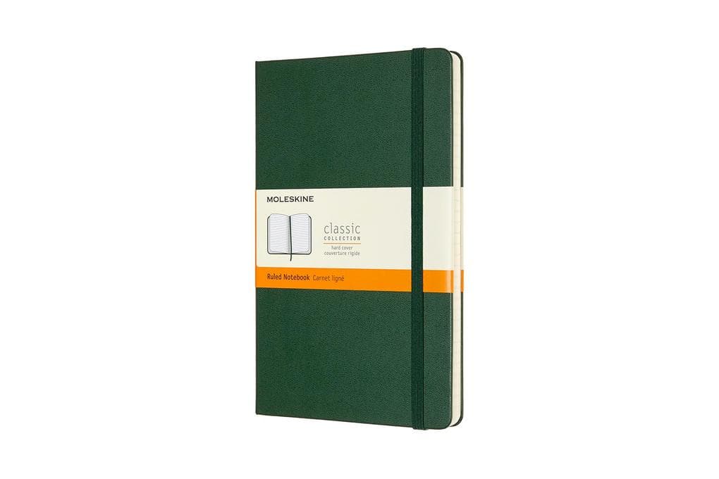 Moleskine Notizbuch Large/A5, Liniert, Myrtengrün