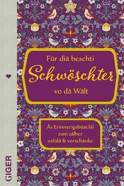 Für diä beschti Schwöschter vo dä Wält