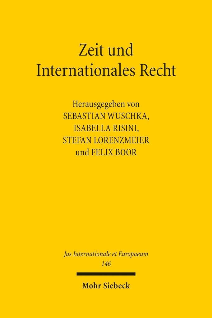 Zeit und Internationales Recht