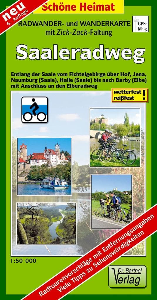 Saale-Radwanderweg 1 : 50 000