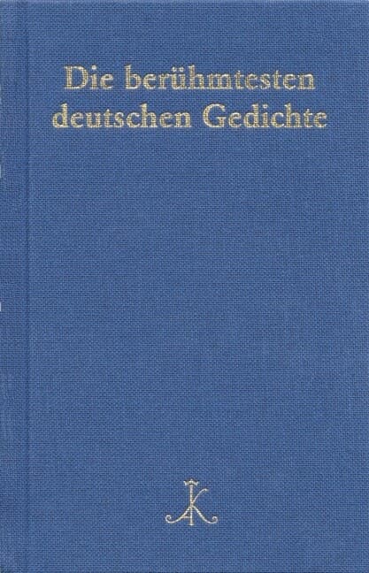 Die berühmtesten deutschen Gedichte
