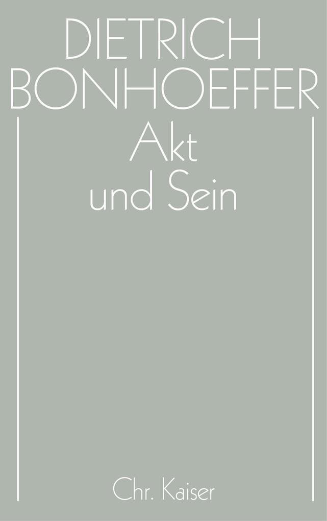 Akt und Sein