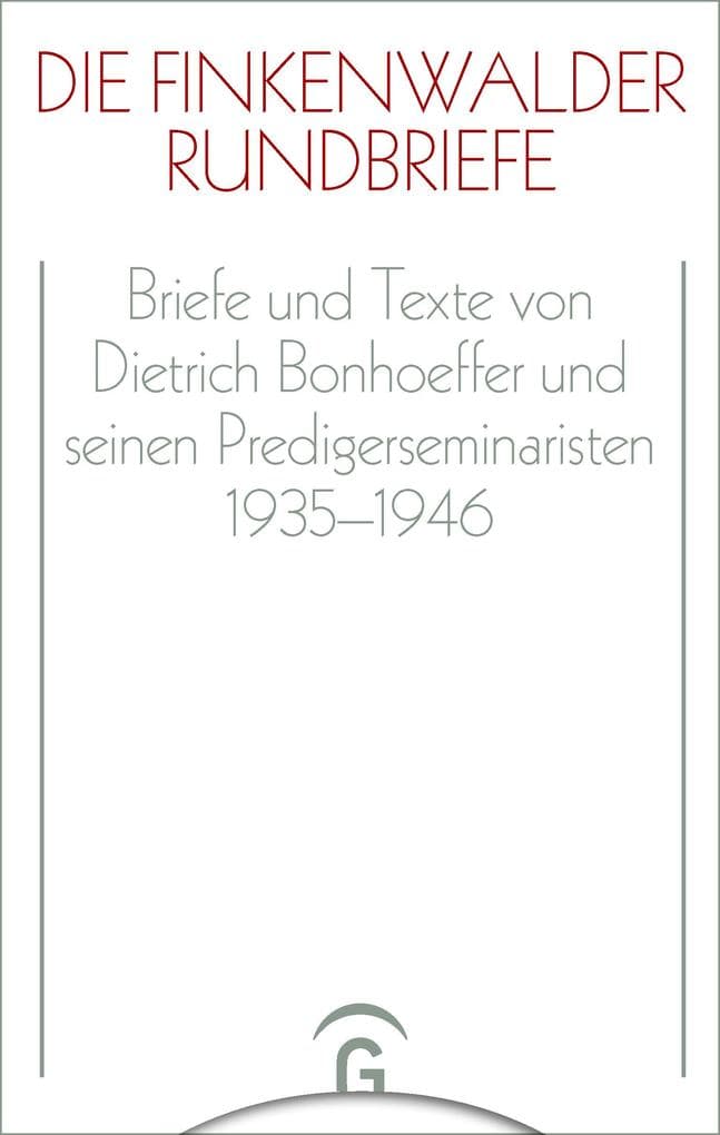 Die Finkenwalder Rundbriefe