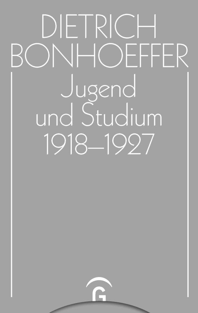 Jugend und Studium 1918-1927