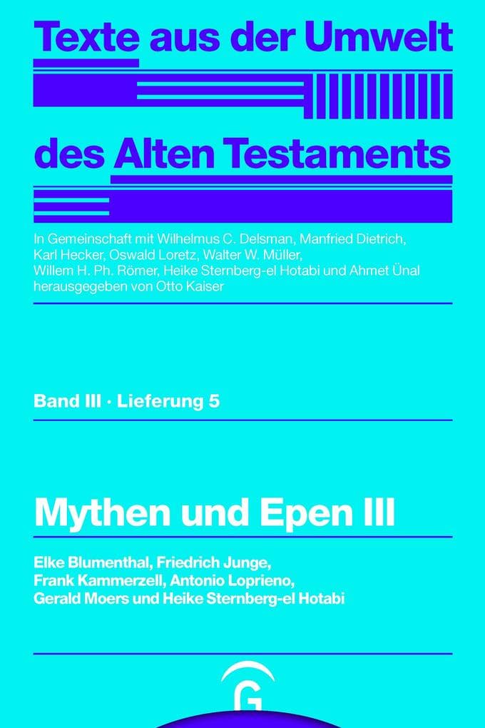 Mythen und Epen III
