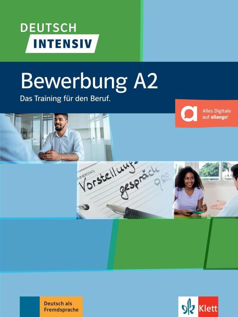 Deutsch intensiv, Bewerbung A2. Buch + Onlineangebot