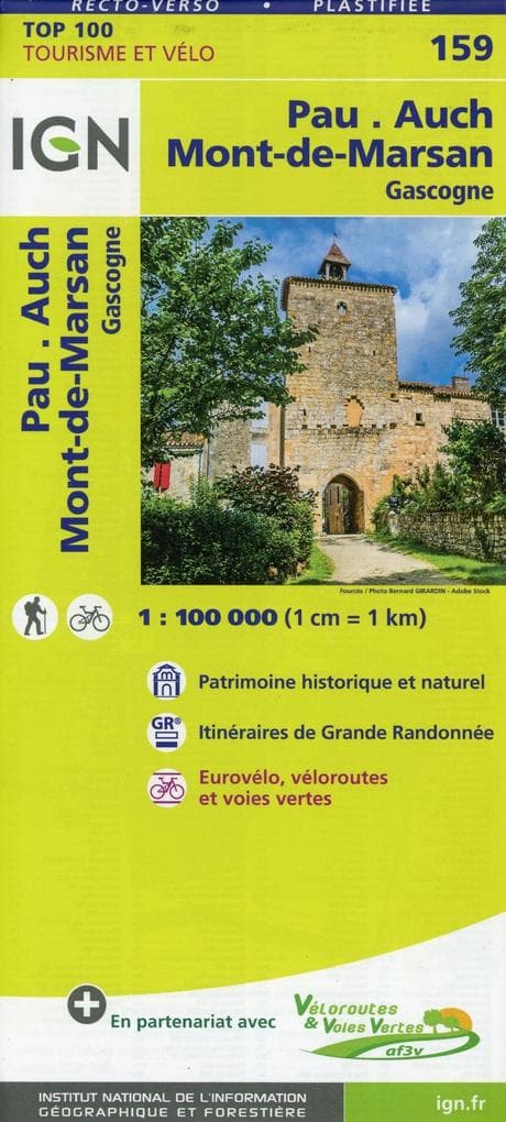 Pau.Auch.Mont-de-Marsan 1:100 000