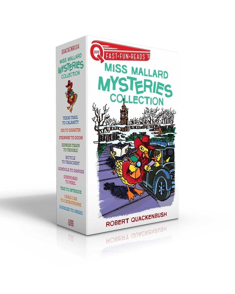 Miss Mallard Mysteries Collection (Boxed Set): Texas Trail to Calamity; Dig to Disaster; Stairway to Doom; Express Train to Trouble; Bicycle to Treach