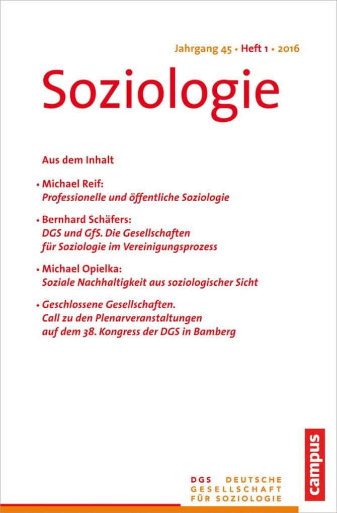 Soziologie 1.2016