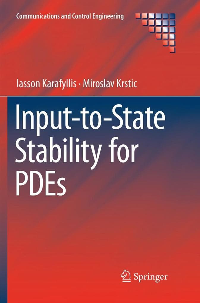 Input-to-State Stability for PDEs