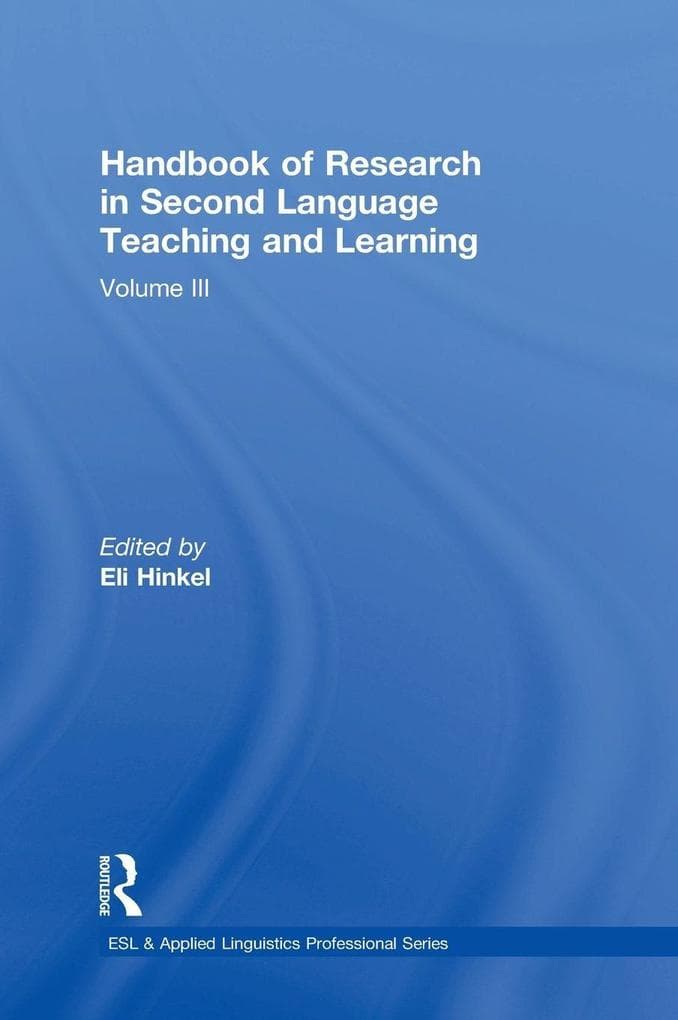 Handbook of Research in Second Language Teaching and Learning