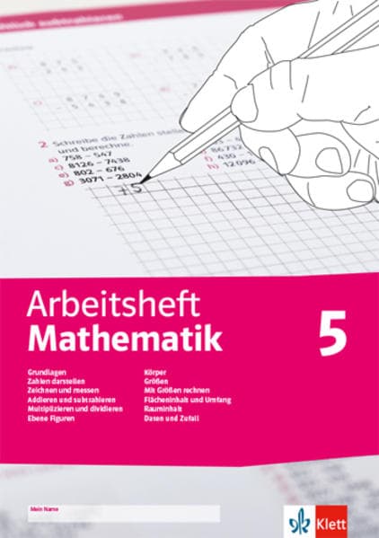 Arbeitsheft Mathematik. Arbeitsheft mit Lösungsheft Klasse 5