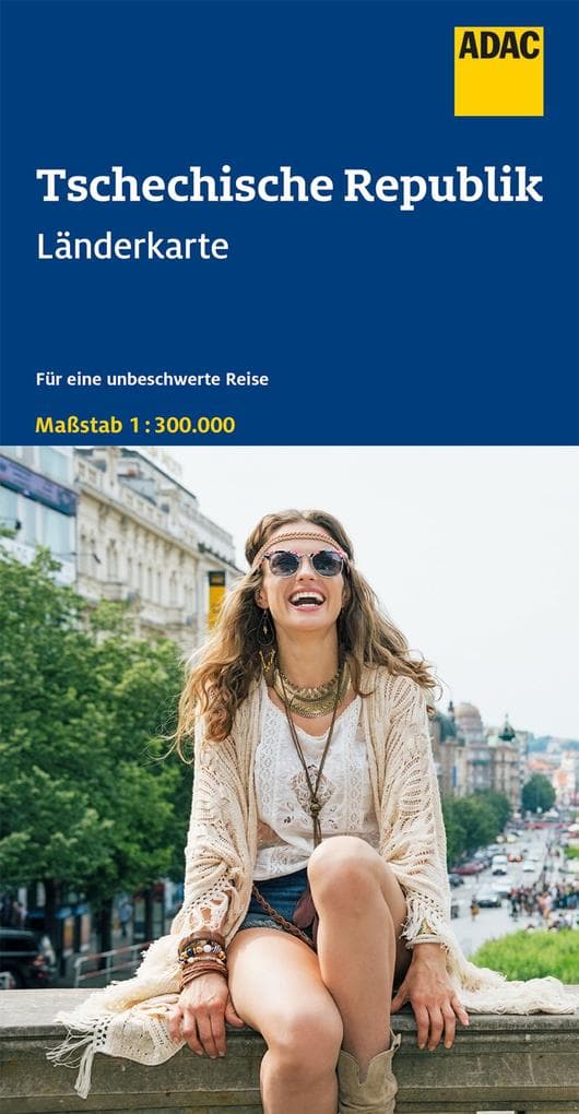 ADAC LänderKarte Tschechische Republik 1:300 000