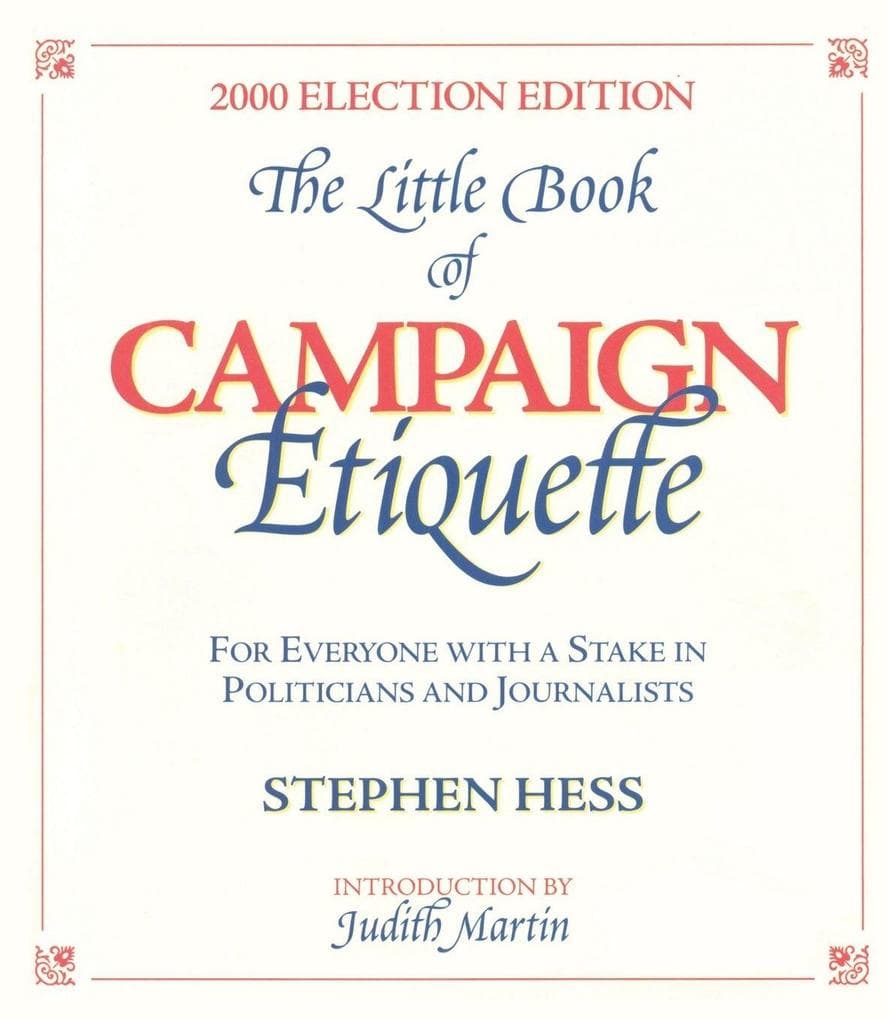 Little Book of Campaign Etiquette