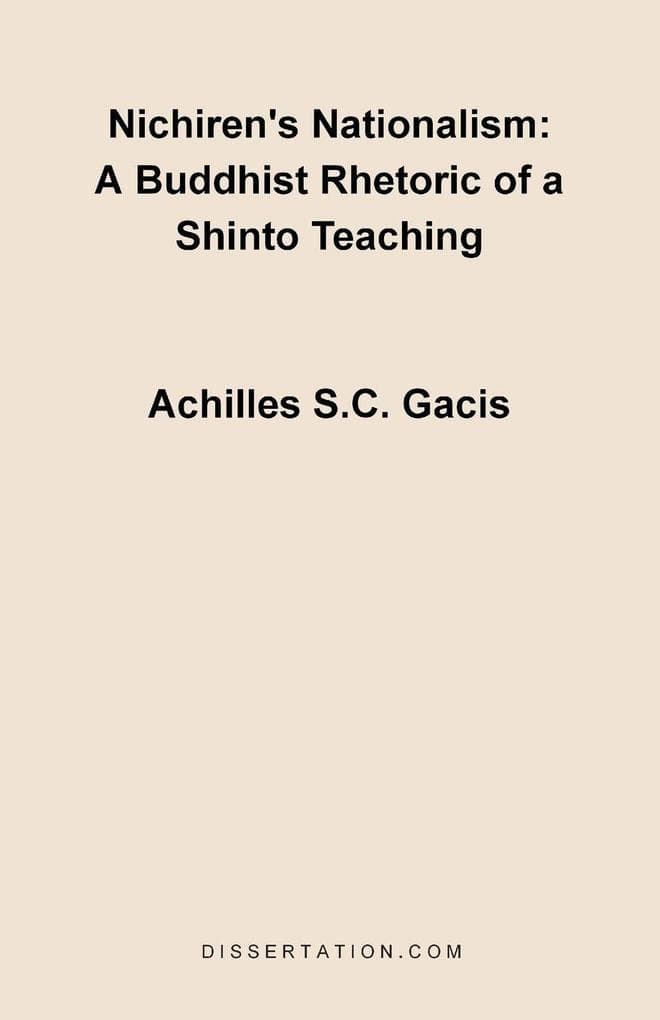 Nichiren's Nationalism