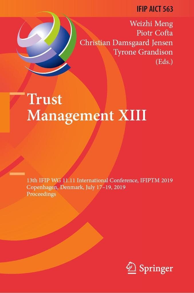 Trust Management XIII