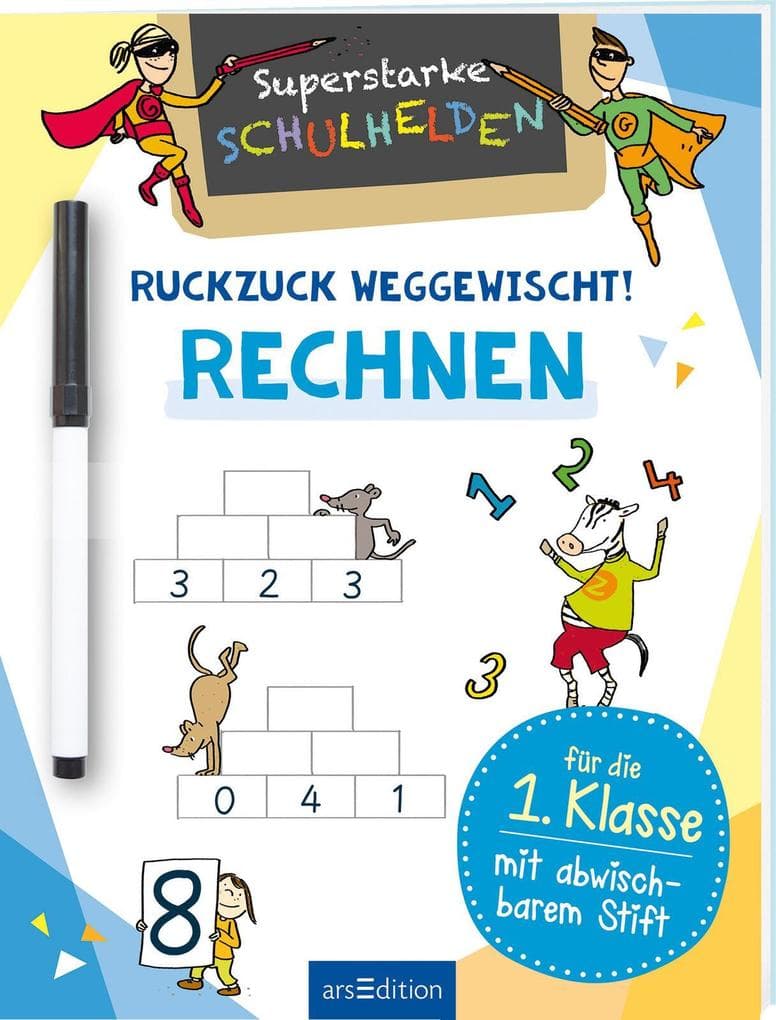 Superstarke Schulhelden - Ruckzuck weggewischt! Rechnen