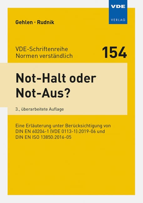 Not-Halt oder Not-Aus?