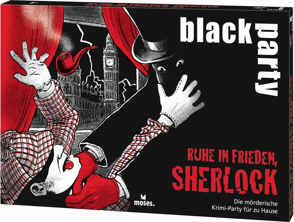 black party Ruhe in Frieden, Sherlock