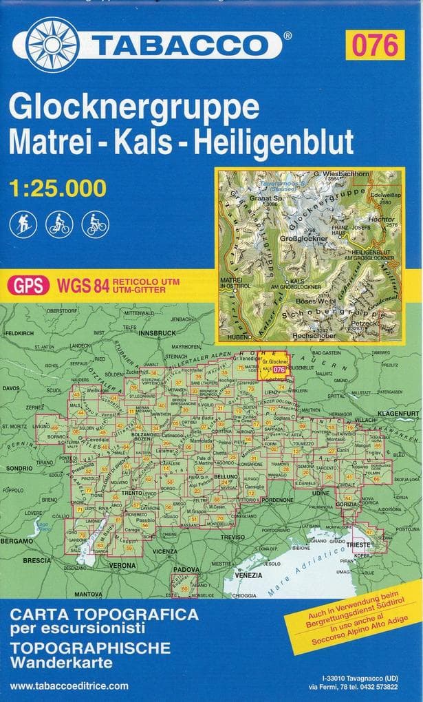 Glocknergruppe 1:25 000