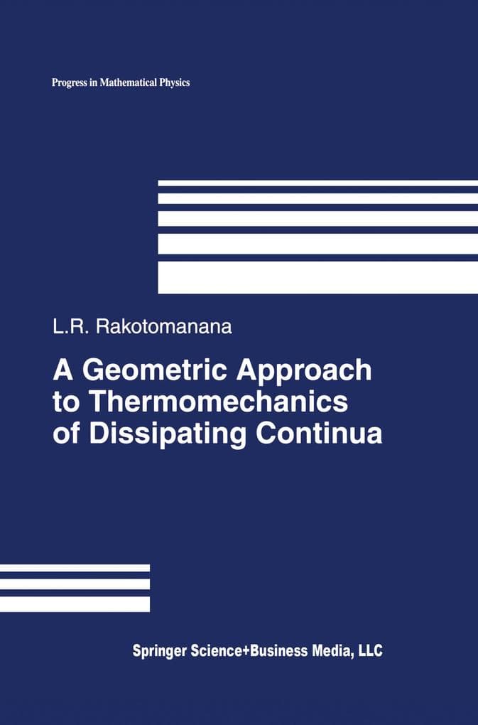 A Geometric Approach to Thermomechanics of Dissipating Continua