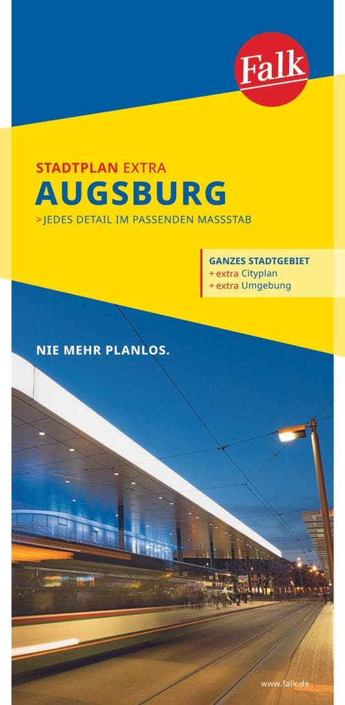 Falk Stadtplan Extra Augsburg 1:20.000