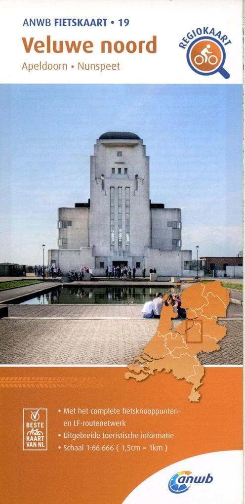 Veluwe noord (Apeldoorn / Nunspeet) 1 : 66 000