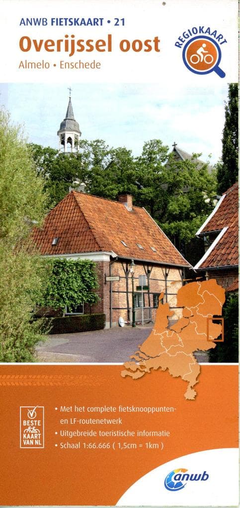 Overijssel oost (Almelo / Enschede) 1:66 000