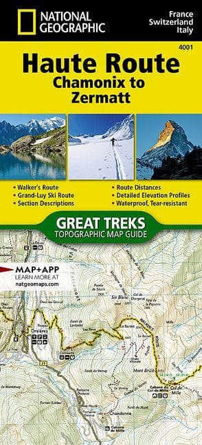 Haute Route (Chamonix-Zermatt) (France, Switzerland) 1:50 000